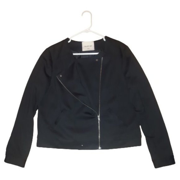 Smartset Blazer Jacket Black size XL - Picture 2 of 4